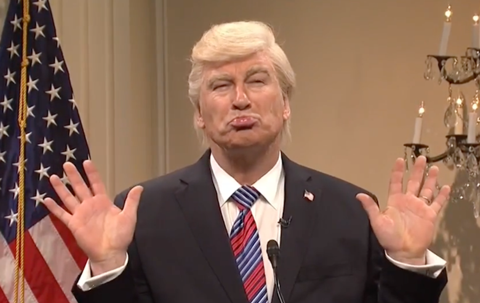 SNL's Trump admits why he hates Jeff Bezos: 'He's way richer than me and he admits to being bald'