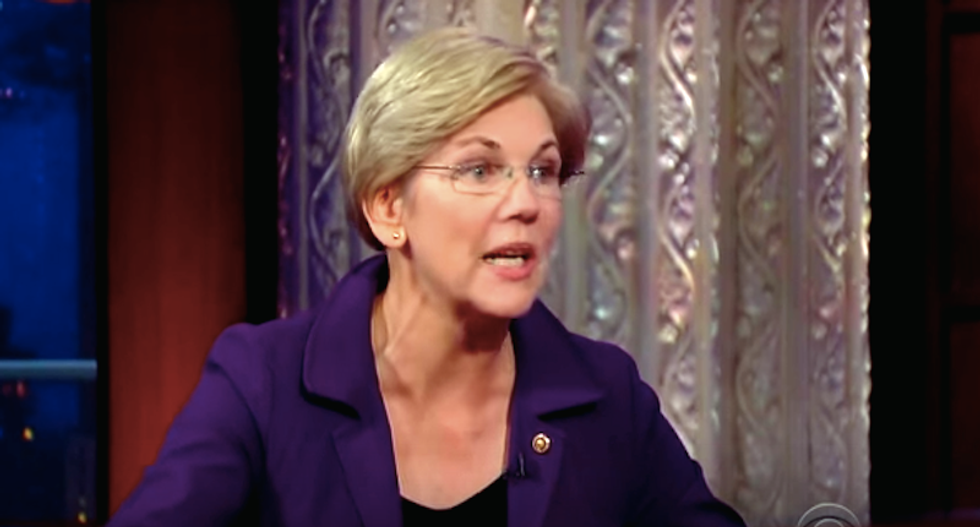 Elizabeth Warren tells Stephen Colbert why she would make a 'terrible' presidential candidate
