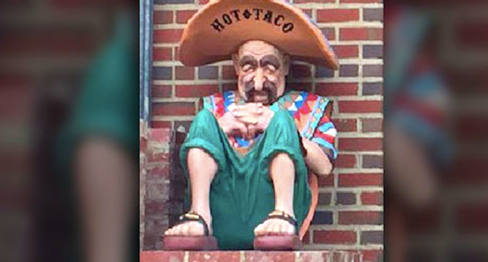 NC restaurant urged to remove statues of snoozing Mexicans that greet customers at door