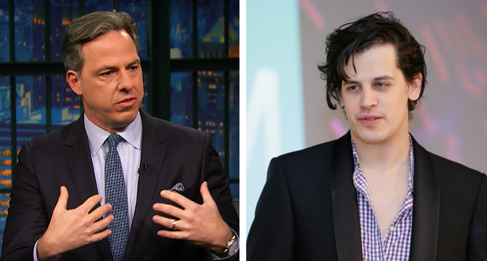 'It's still vile': Milo offers tepid apology for pedophile tape -- but Jake Tapper isn't buying it
