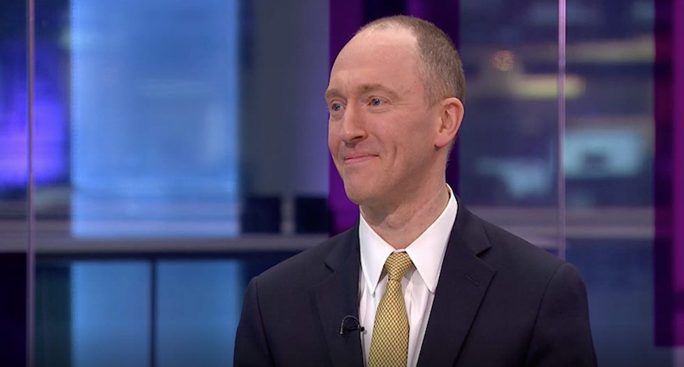WATCH: Ex-Trump adviser Carter Page tries to sidestep Russia ties in bizarre interview on British TV
