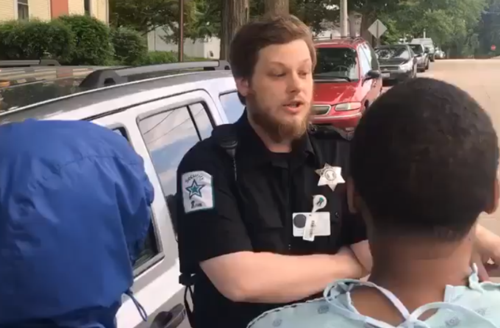 Illinois cops arrest man for being hospitalized while black