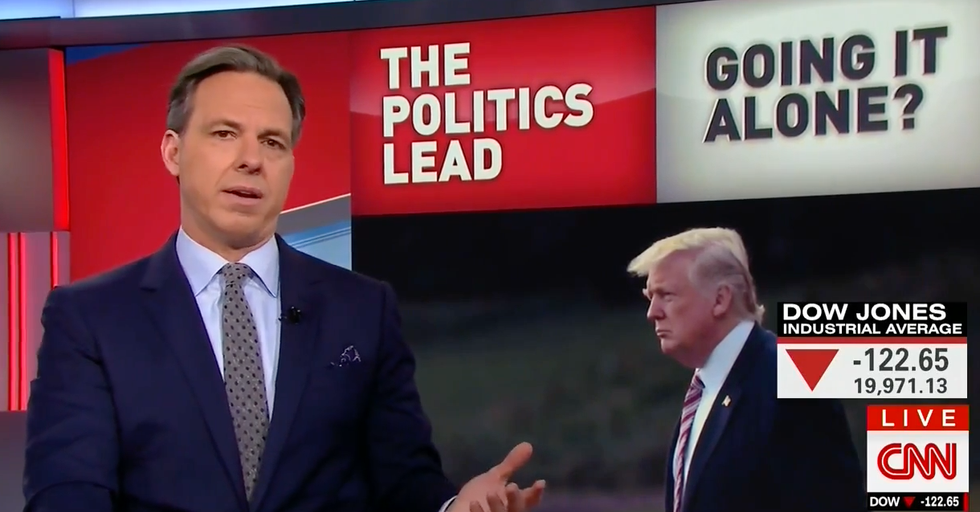 CNN's Tapper rips into Trump's 'unsettling' decision to replace experts on NSC with Steve Bannon