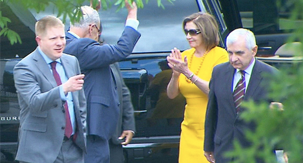 Chuck Schumer caught on tape doing a happy dance leaving the White House — what does it mean for war with Iran?