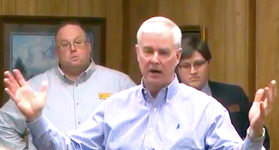 'You guys wasted a lot of money on Benghazi’: Voter hammers GOP lawmaker for sidestepping Russia probe