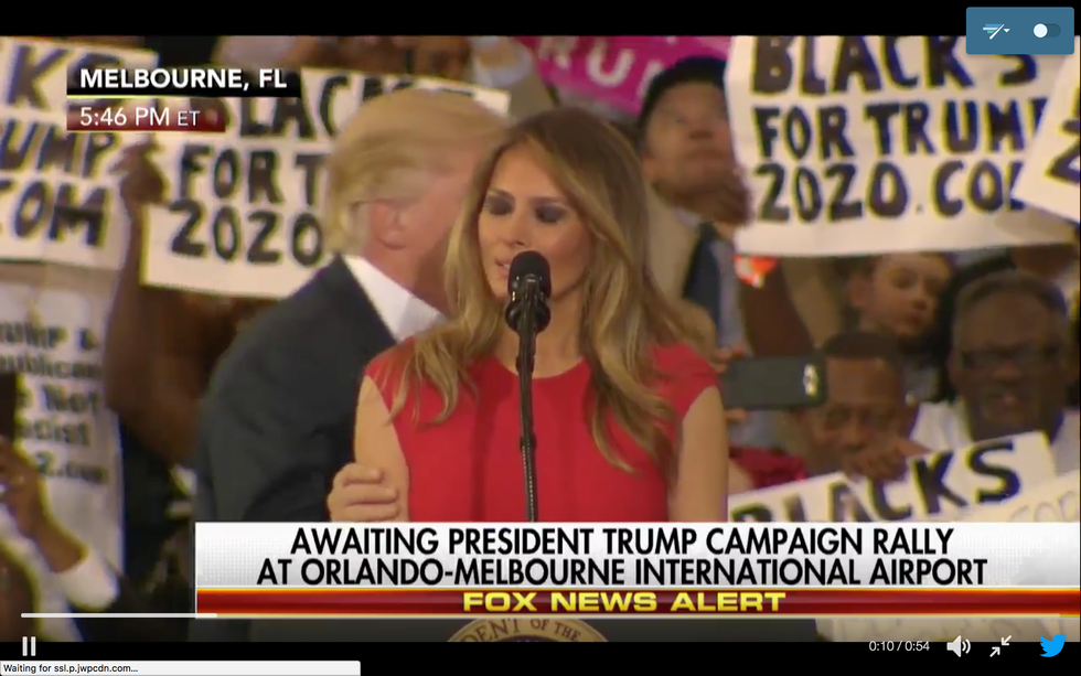 'LEAVE HIM': Twitter reacts to video that seems to show Melania Trump flinching at her husband's touch