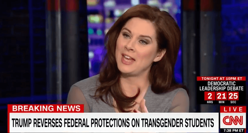 'He's caving to his party': CNN's Erin Burnett slams Trump's transgender flip-flop