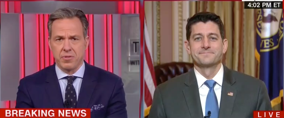 'Focus on your job': Retiring Paul Ryan tells CNN's Tapper that Trump should 'compartmentalize' the Stormy Daniels scandal