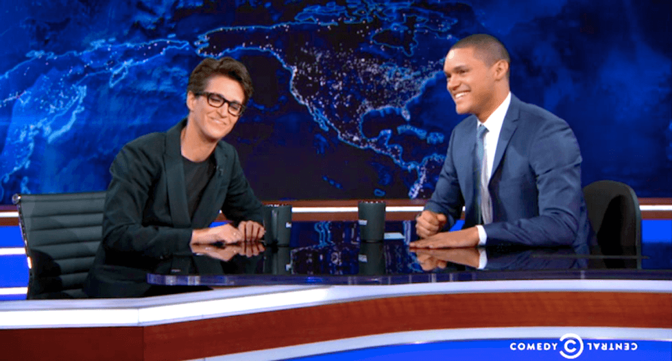 Rachel Maddow reveals to Trevor Noah the one GOP candidate she could maybe support