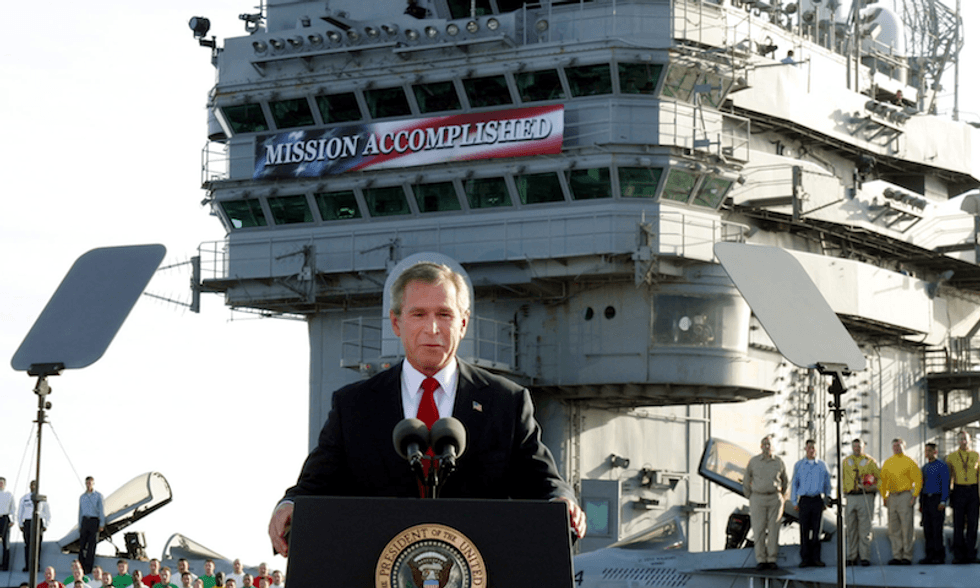 Donald Trump is a pathological liar — but spinning manufactured evidence to justify war is an American tradition