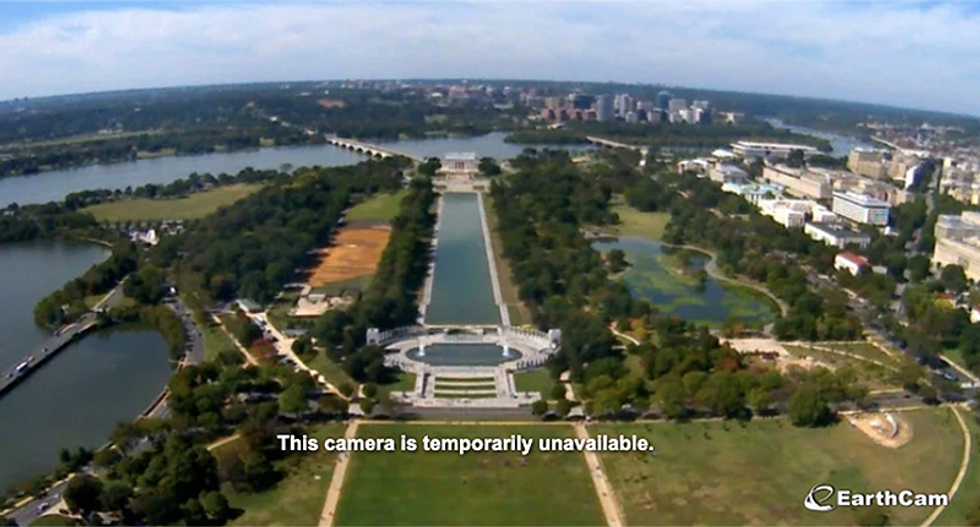 Viewers suspicious after National Mall cams mysteriously turned off just before Trump's rally scheduled to begin