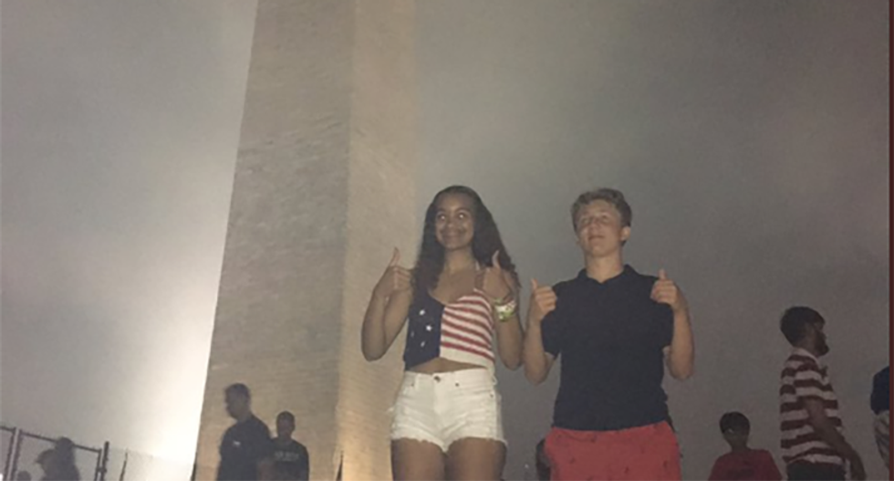 'Worst ever!': Washington covered in smoke from Trump's failed fireworks display