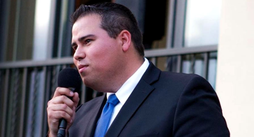 Far-right rally falling apart as GOP candidate accuses ex-girlfriend of coked-up sexcapades with the Proud Boys: report