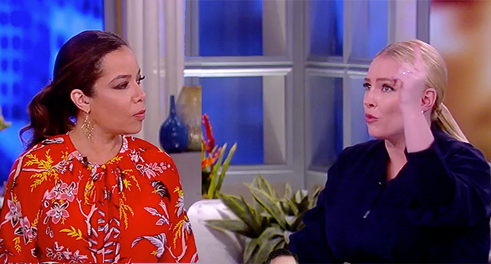 The View's ex-prosecutor Sunny Hostin calls BS on Meghan McCain for smearing James Comey as a leaker