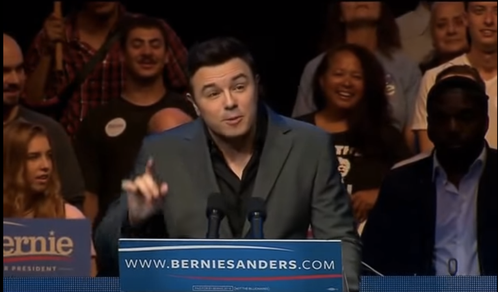 WATCH: Seth MacFarlane skewers Jim Webb’s whining and explains why Bernie Sanders won the debate
