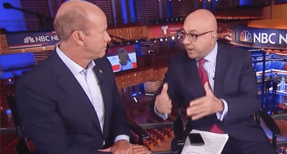 Democratic candidate John Delaney gets into a heated clash with MSNBC’s Ali Velshi over Medicare for All