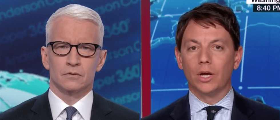 Deputy press sec trips over his words after CNN's Cooper presses him on Trump's current relationship with Cohen