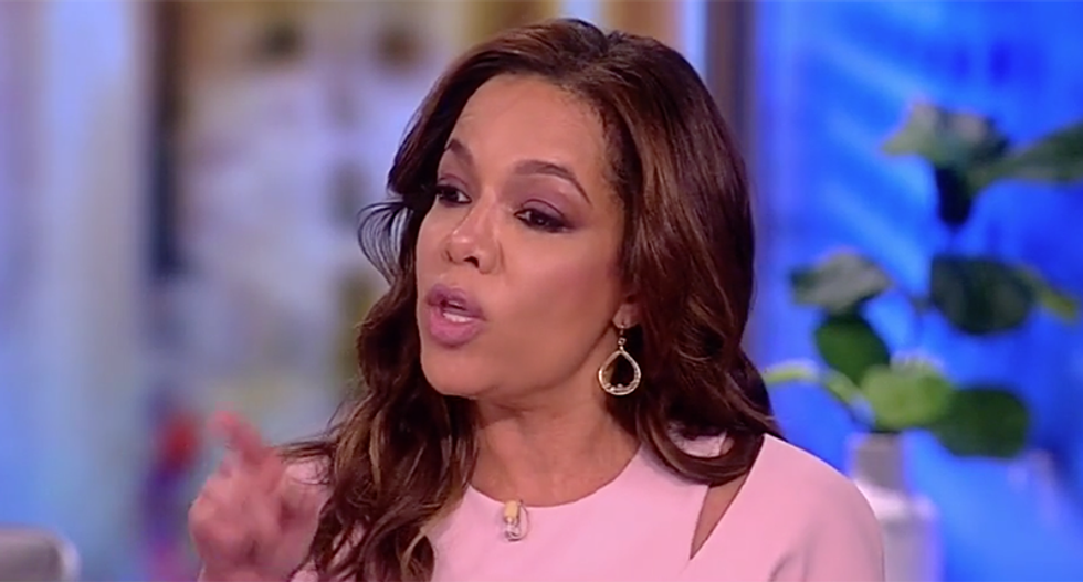 'How can you exploit his widow?' The View's Sunny Hostin boils with rage over Trump's Owens tribute
