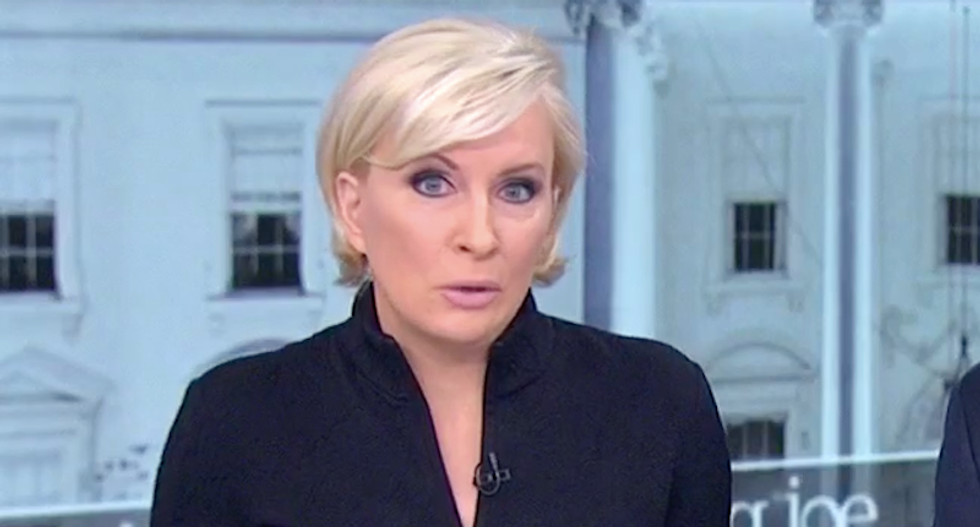 'Crazy town in the news business': MSNBC's Mika drops a bomb on Fox News over Hannity's 'bald-faced lies'