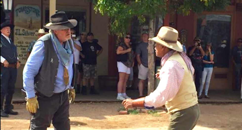 Gunfail at the OK Corral: ‘Vigilante’ shoots bystander and fellow actor during shootout stunt for tourists