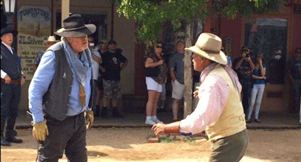 Gunfail at the OK Corral: ‘Vigilante’ shoots bystander and fellow actor during shootout stunt for tourists