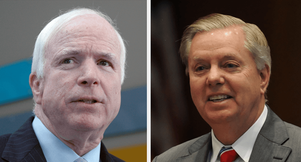 Republicans in revolt: GOP senators trash 'skinny repeal' in press conference