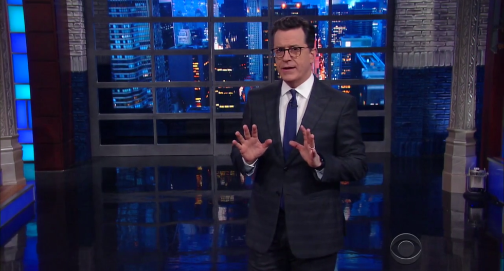 ‘The cabinet of broken Republican dreams’: Stephen Colbert eviscerates Trump’s healthcare failure