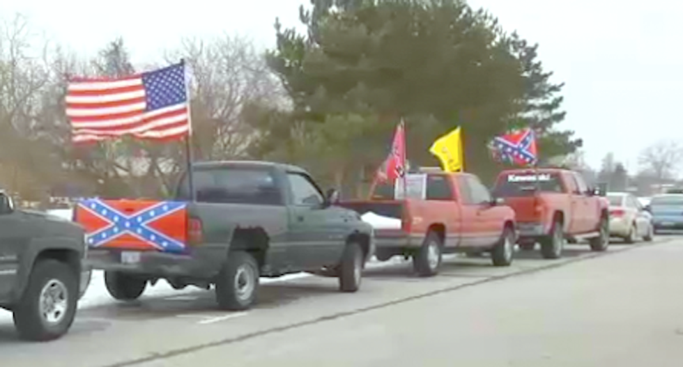 Black students taunted as 'slaves' at Michigan school surrounded by Confederate flags