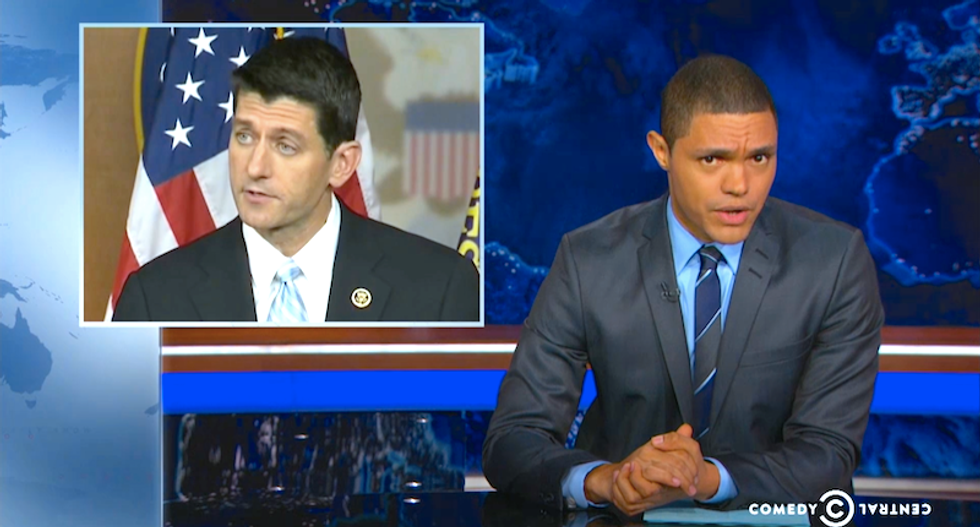WATCH: Paul Ryan's absurd Speaker demands revealed on 'The Daily Show' -- and it's awesome