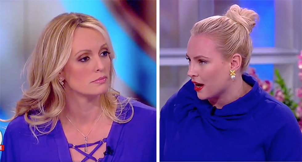 The View’s Meghan McCain faceplants by falsely claiming Stormy Daniels had no business in court with Michael Cohen