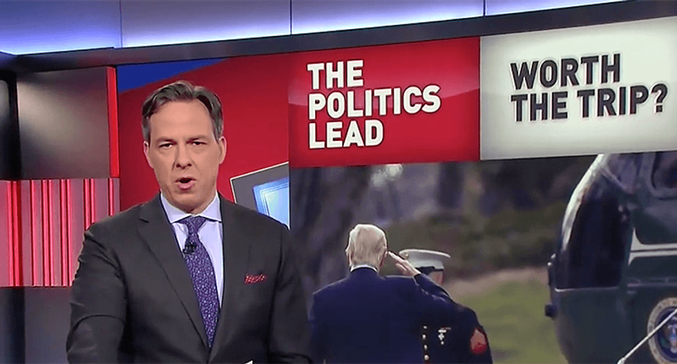 Tapper nails Trump for claim 'we must do a lot more with less' while costing taxpayers $3M at Mar-a-Lago
