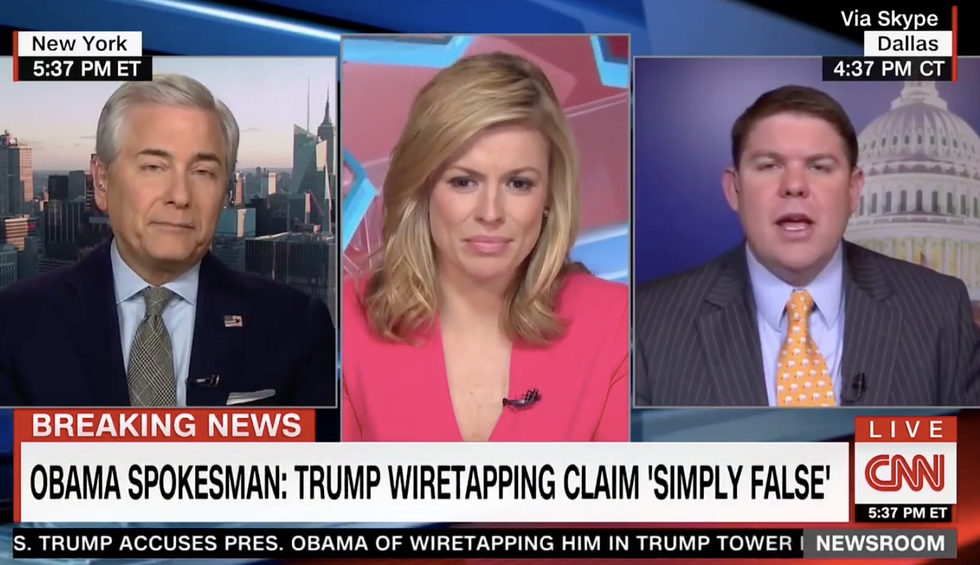 'He makes Rush Limbaugh look legitimate': CNN guest rips right-wing host who spread Obama 'wiretap' story