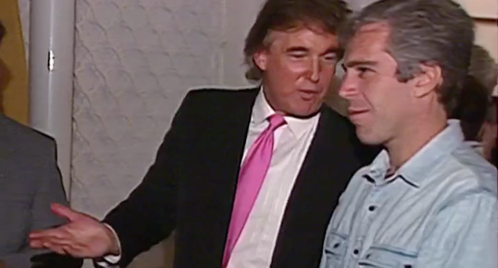 Jeffrey Epstein caught Trump ogling a young woman in his office -- then told him 'she's not for you': report