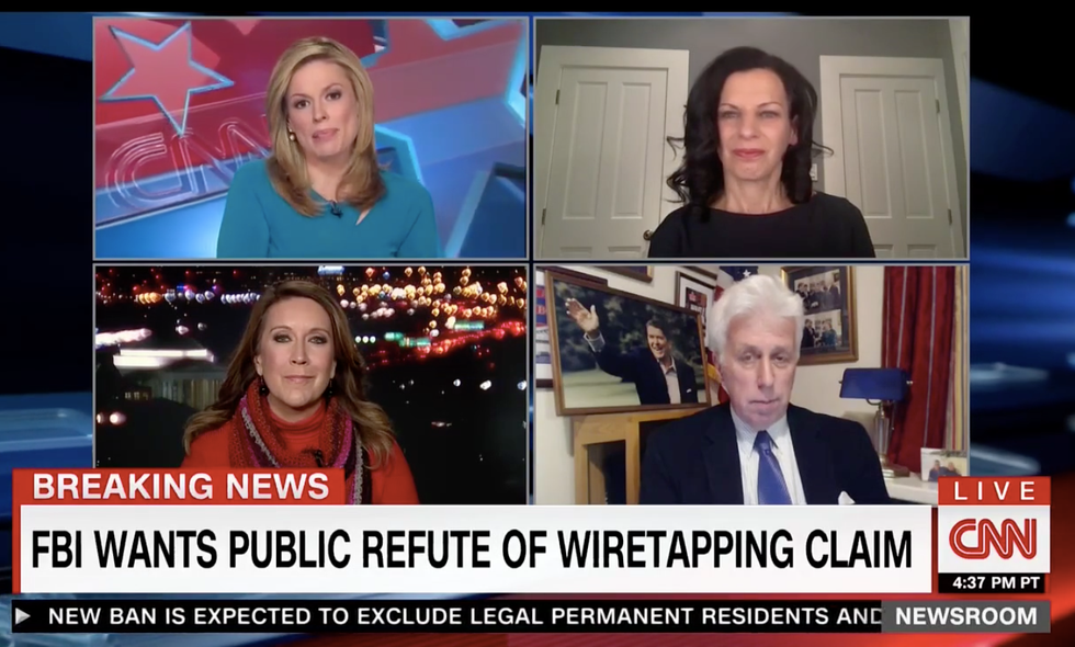'We've got to deal with facts': CNN's Pamela Brown shuts down Jeffrey Lord on Trump's 'wiretap' lie