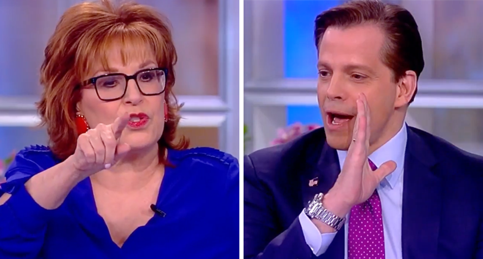 The View's Joy Behar tells Anthony Scaramucci why he'll flip on Trump