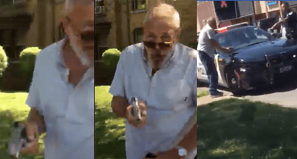 Shocking video: White man attacks black woman after traffic accident -- then pulls a gun on her and bystanders