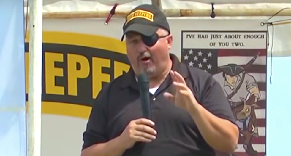 Right-wing militant leader pledges violent support for Trump dictatorship