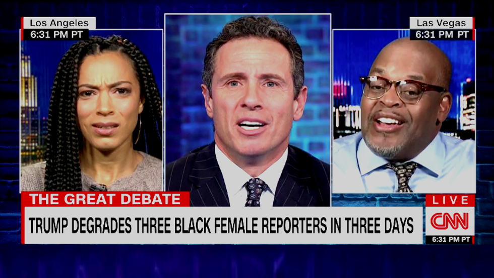 WATCH: CNN panel goes off the rails after Trump-loving guest calls April Ryan 'spicy'