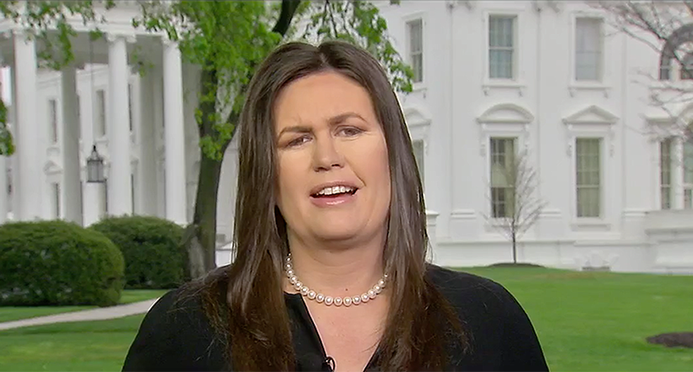 Sarah Sanders faceplants when asked about vetting Ronny Jackson: Look back at John Kerry
