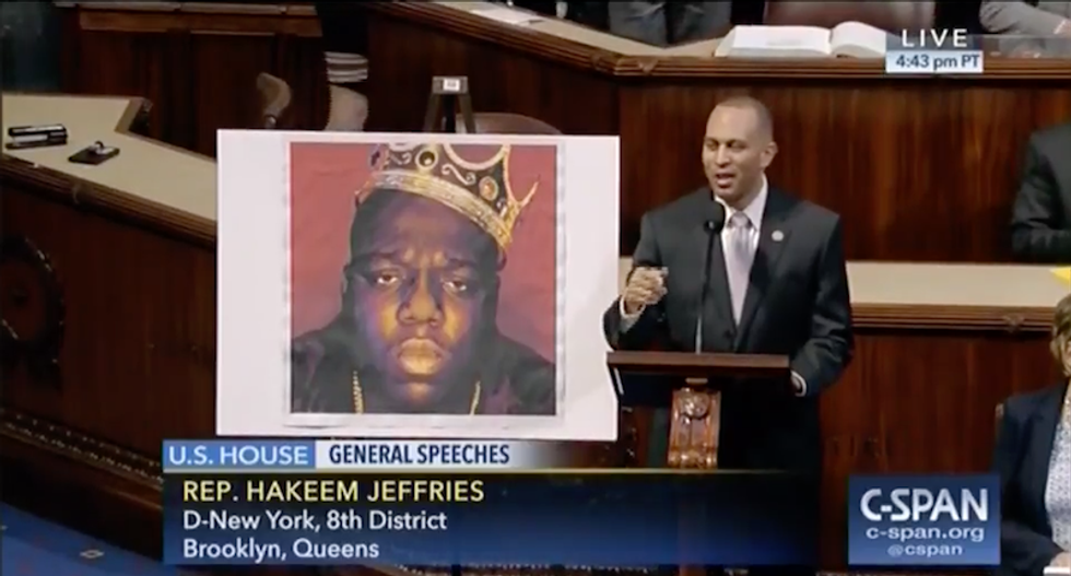 ‘Biggie Smalls is gone, but never forgotten’: Dem Rep raps 'It Was All A Dream' on House floor