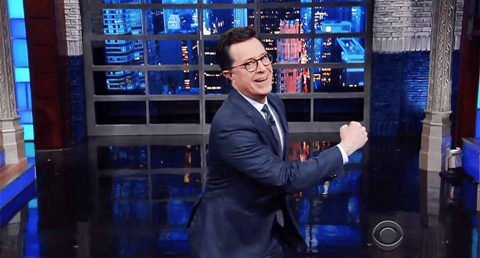 Stephen Colbert nails why Melania snubbed Trump's hand-holding: 'She knows where it's been'