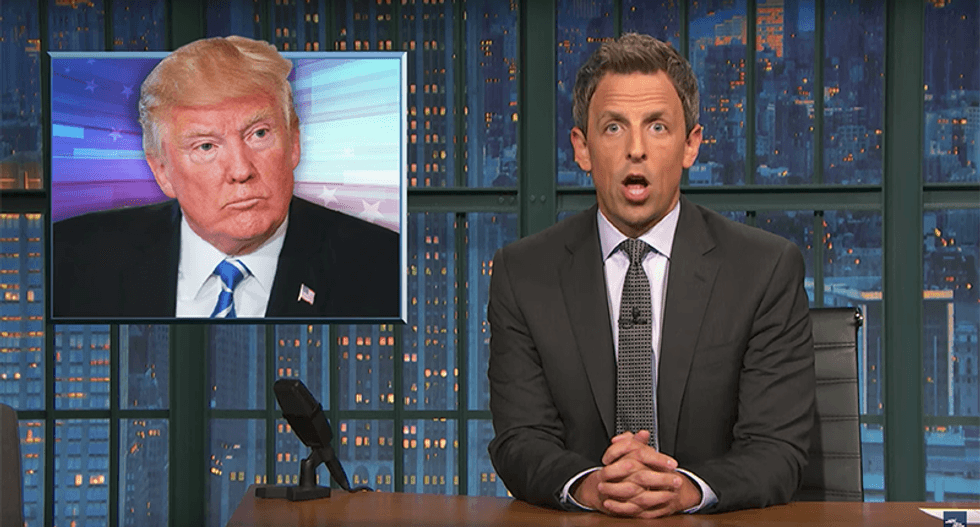 WATCH: Seth Meyers blasts 'savage and cruel' GOP health bill Trump knows less about than the country he invented