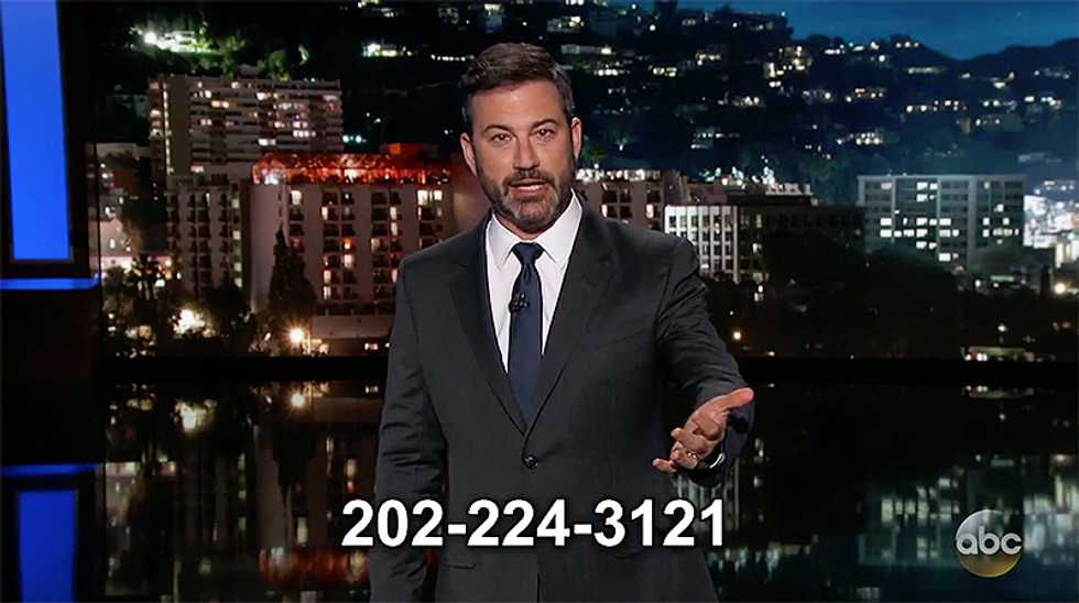 Kimmel nails Trump for being too dumb to grasp GOP health bill or even 'the difference between Melania and Ivanka'