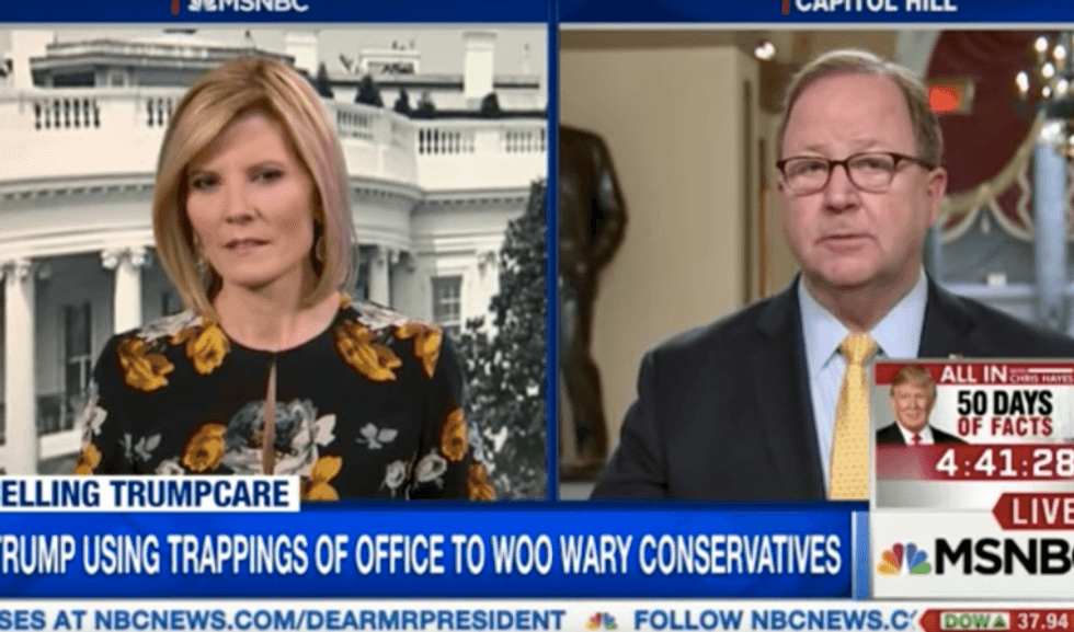 Texas Republican flounders when questioned about whether Trumpcare covers 'catastrophic' emergencies