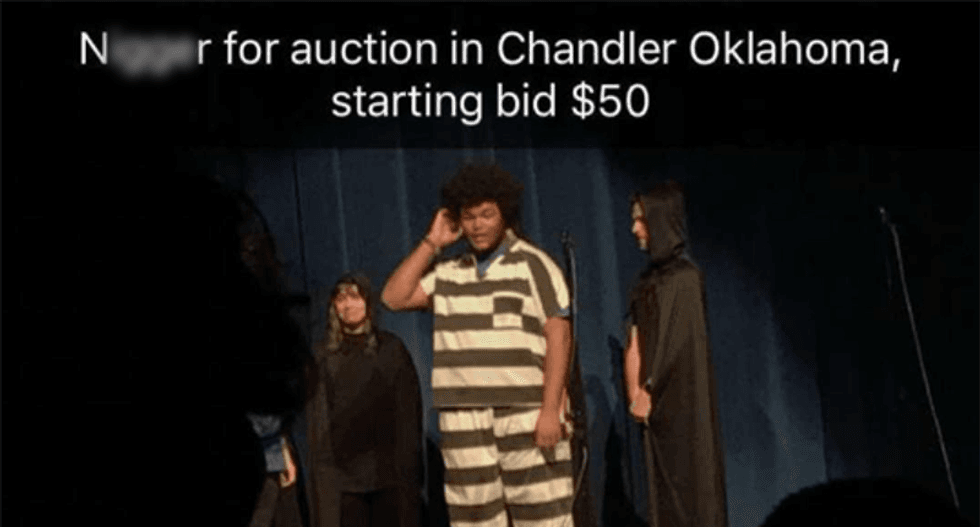 Oklahoma teen demands answers after her brother is called a 'n**ger for auction' in racist Snapchat post
