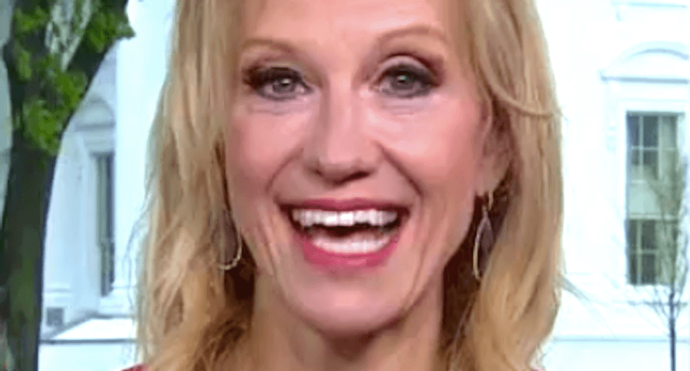 Kellyanne Conway praises Trump’s Fox & Friends meltdown as ‘delicious’ — and says he’ll call in next month