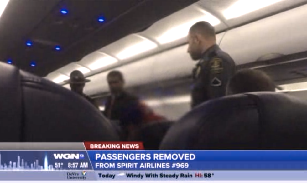 Spirit Airlines boots 4 passengers for using a smartphone while looking Middle Eastern