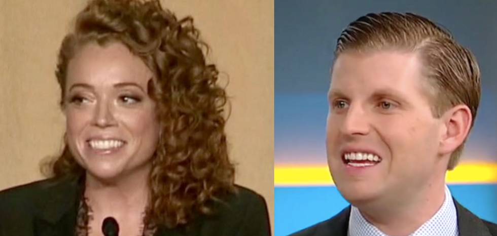 Eric Trump 'liked' how Michelle Wolf 'destroyed' Sarah Huckabee Sanders at the WHCD