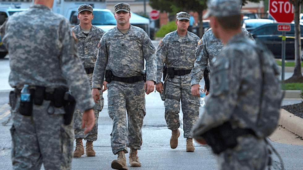 National Guard begins withdrawal from Ferguson after second straight night of calm