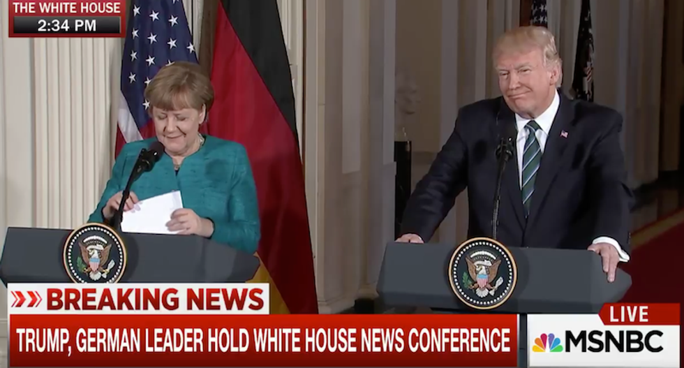WATCH: Trump blames Fox News for rejected claims that Obama ordered British spies to wiretap him